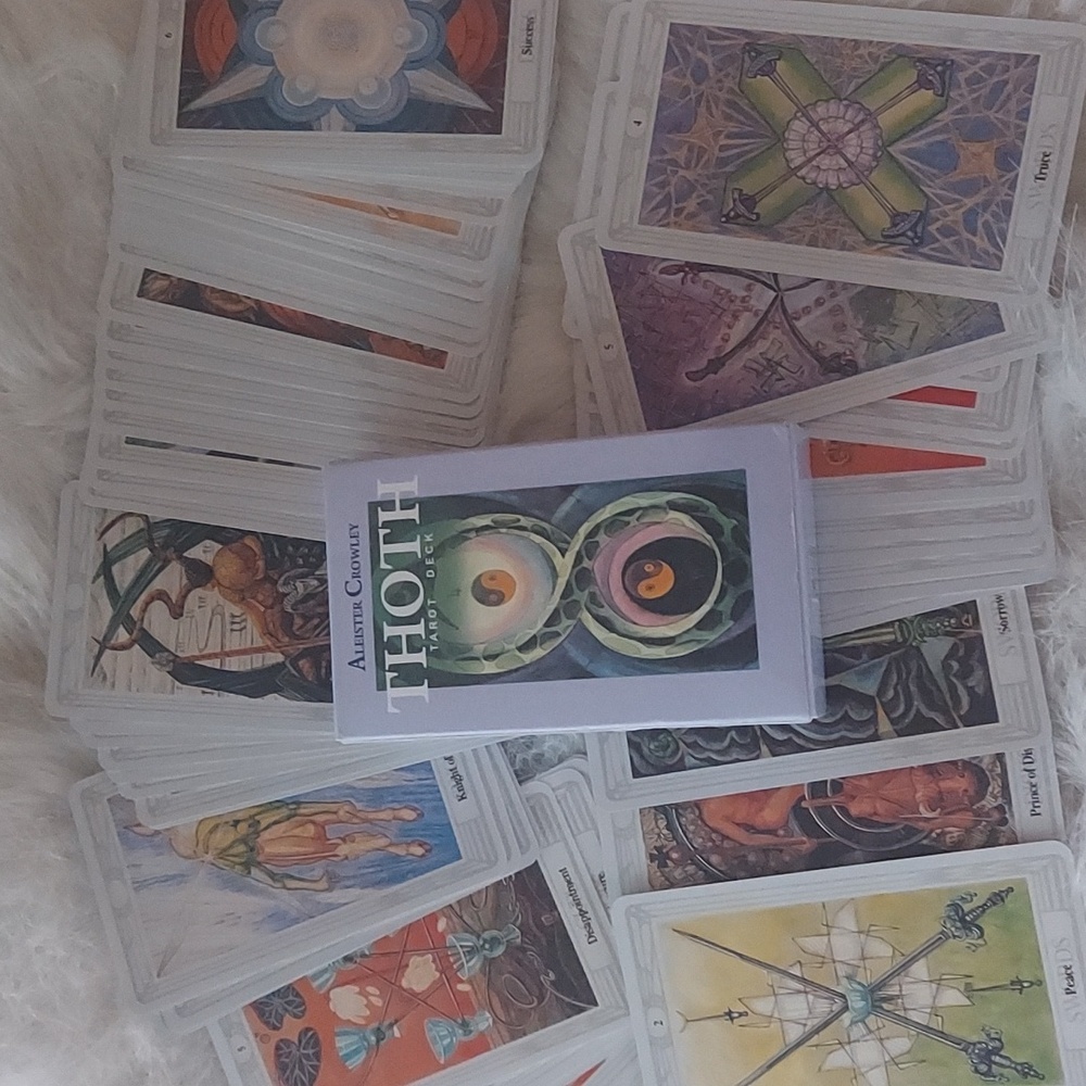 Thoth Tarot Deck Divination Tool Intuitive Metaphysical Egyptian Healing